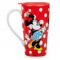 Disney Store Minnie Mouse Tall Latte Mug Coffee Cup Red New 2016