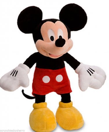 Disney Store Mickey Mouse Red Shorts Plush Toy Exclusive Original 17" New