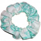 Green Flowers Floral Mint Fabric Hair Ties Scrunchie Scrunchies by Sherry Green Flowers Floral Mint Fabric Hair Ties Scrunchie Scrunchies by Sherry
