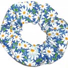 White Daisies Floral Blue Fabric Hair Ties Scrunchie Scrunchies by Sherry White Daisies Floral Blue Fabric Hair Ties Scrunchie Scrunchies by Sherry