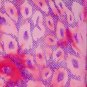 Pink Tie Dye Metallic Foil Spandex Hair Scrunchie Scrunchies by Sherry Fabric Dancewear New