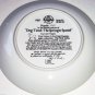 Springer Spaniel Collector Plate 1987 Dog Tired United Kennel Club COA