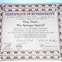 Springer Spaniel Collector Plate 1987 Dog Tired United Kennel Club COA