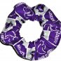 Kansas State Wildcats Fabric Hair Scrunchie Scrunchies by Sherry NCAA NEW