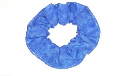 Blue Green Variegated Color Fabric Hair Scrunchie Scrunchies by Sherry