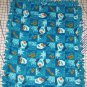 Disney Frozen Olaf Warm Hugs Blue Fleece Baby Blanket Pet Lap 24" x 30"