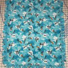 Disney Frozen Olaf Snowflakes Blue Fleece Baby Blanket Pet Lap 24" x 30"