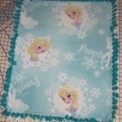 Disney Frozen Elsa Powerful Beauty Blue Fleece Baby Blanket Pet Lap 24" x 30"