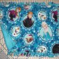 Disney Frozen Elsa Anna Kristoff Olaf Sven Blue Fleece Baby Blanket Pet Lap 24" x 30"