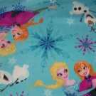 Disney Frozen Elsa Anna Olaf Blue Fleece Baby Blanket Pet Lap 24" x 30"