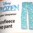 Disney Frozen Olaf Ladies Lounge Pants Sleepwear PJ's Blue New 2016  Size XL 16/18