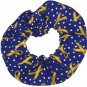 Support our Troops Yellow Ribbon Fabric Hair Scrunchie Scrunchies by Sherry
