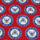 United States Navy  Fabric Hair Scrunchie Scrunchies by Sherry