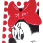 Disney Store Minnie Mouse Journal Diary Red Bow Polka Dots New