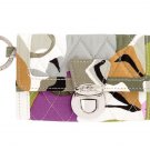 Vera Bradley Portobello Road Quick Swipe ID Wallet Key Ring New