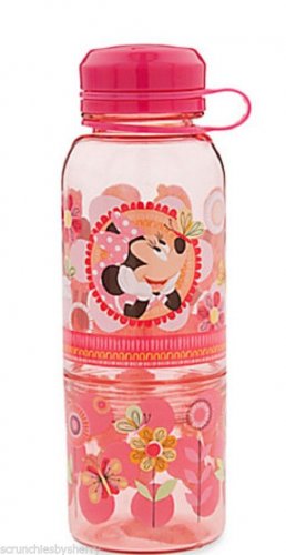Disney Store Minnie Mouse Snack Drink  Bottle Meal Time Magic New