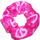 Pink Camo Peace Signs Fabric Hair Scrunchie Scrunchies by Sherry Pink Camo Peace Signs Fabric Hair Scrunchie Scrunchies by Sherry