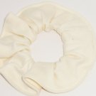 Ivory Knit Fabric Hair Ties Scrunchie Scrunchies by Sherry