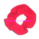Red Knit Fabric Hair Ties Scrunchie Scrunchies by Sherry