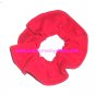 Red Knit Fabric Hair Ties Scrunchie Scrunchies by Sherry