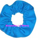Turqoise Knit Fabric Hair Ties Scrunchie Scrunchies by Sherry