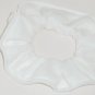 White Knit Fabric Mini Hair Ties Scrunchie Scrunchies by Sherry Lot of 2