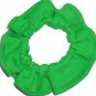 Green Knit Fabric Mini Hair Ties Scrunchie Scrunchies by Sherry Set of 2