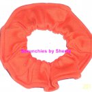 Orange Knit Fabric Mini Hair Ties Scrunchie Scrunchies by Sherry Set of 2