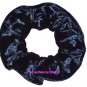 Forest Green Crushed Velvet Fabric Hair Scrunchie Ties Scrunchies by Sherry