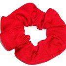 Red Spandex Hair Scrunchie Fabric Scrunchies by Sherry