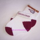 Florida State Seminoles Cheerleader Kids Socks 4-6 NCAA College