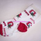Ohio State Buckeyes Print Socks Kids 6-8 NCAA College Ohio State Buckeyes Print Socks Kids 6-8 NCAA College