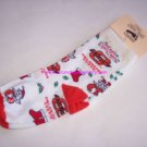 Oklahoma Cowboys Christmas Print Socks Youth 6-8 NCAA College