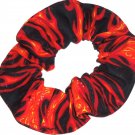 Biker Orange Flames Hair Scrunchie Scrunchies by Sherry Biker Orange Flames Hair Scrunchie Scrunchies by Sherry