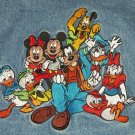 Disney Store Blue Jean Denim Jacket Ladies Mens Character Mickey Minnie Size S Disney Store Blue Jean Denim Jacket Ladies Mens Character Mickey Minnie Size S