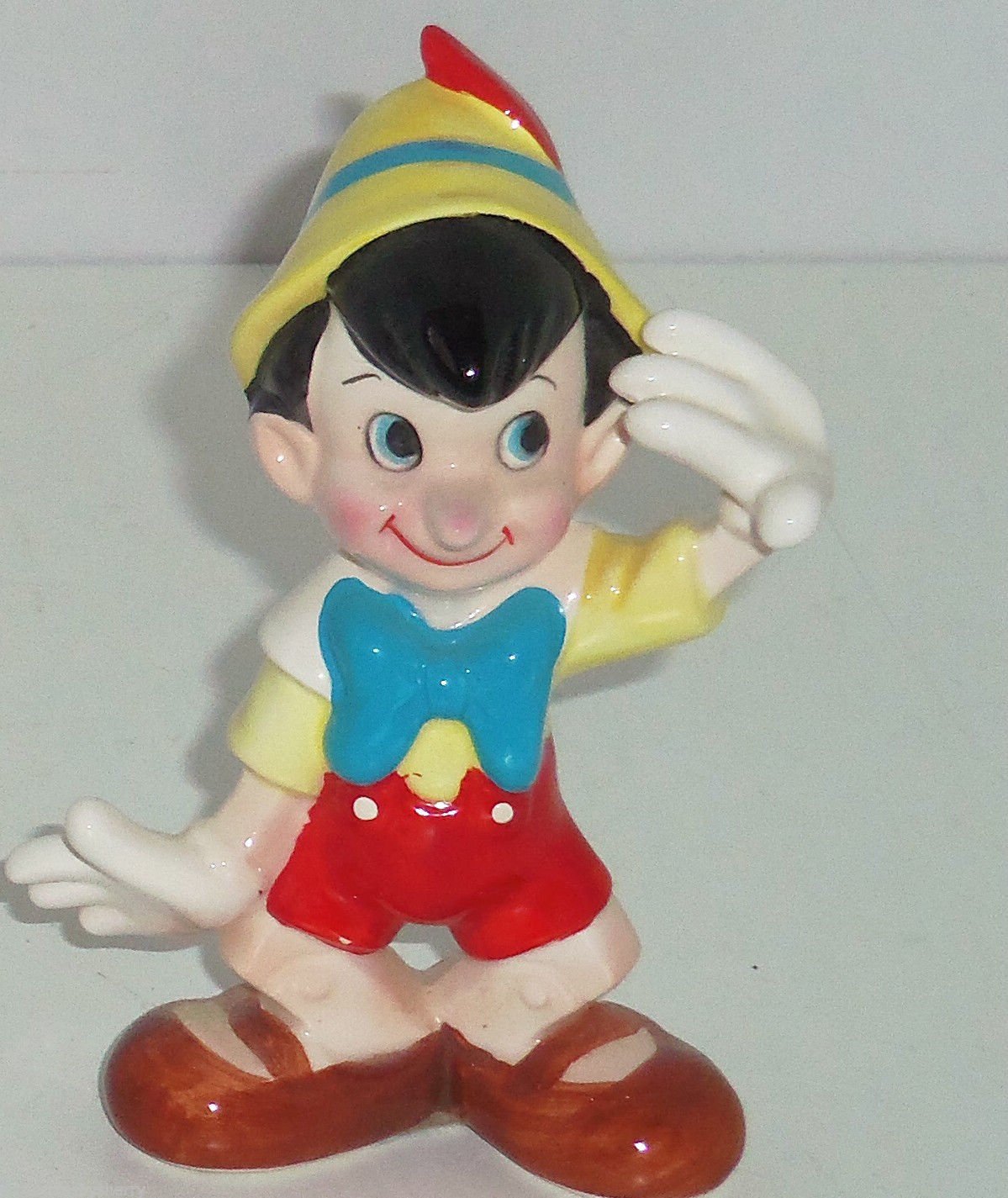 Disney Pinocchio Figurine Vintage Ceramic