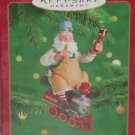 Hallmark Ornament Santa the Toymaker 2000 Riding a Train
