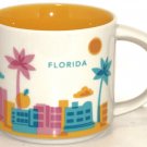 Starbucks Florida Coffee Mug Disney Space Mountain Palm Tree Flamingo Cup 2013