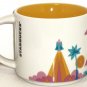 Starbucks Florida Coffee Mug Disney Space Mountain Palm Tree Flamingo Cup 2013