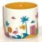 Starbucks Florida Coffee Mug Disney Space Mountain Palm Tree Flamingo Cup 2013