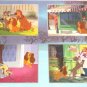 4 Walt Disney Art Lady Tramp Lithographs Mint Suitable Framing Childs Room