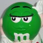 M&M's M&M Green Gal Cookie Jar I melt for No One Candy  2001 Benjamin Medwin