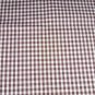 Brown White Tiny Gingham Fabric Hair Scrunchie Scrunchies