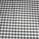 Black White Small Gingham Fabric Hair Scrunchie Scrunchies