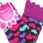 Toe Socks Women Size 9-11 Girls White Black New Focus Lot of 6 New