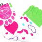 Toe Socks Women Size 9-11 Girls White Black New Focus Lot of 6 New