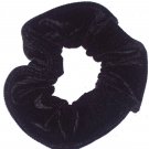 Black Hair Scrunchie Velvet Scrunchies by Sherry Ties