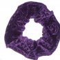 Purple Hair Scrunchie Velvet Scrunchies by Sherry Ties