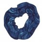 Coral Reef Ocean Blue Fabric Hair ScrunchieTie Scrunchies by Sherry New