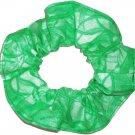 Green Hair Scrunchie Blenders Fabric Scrunchies by Sherry